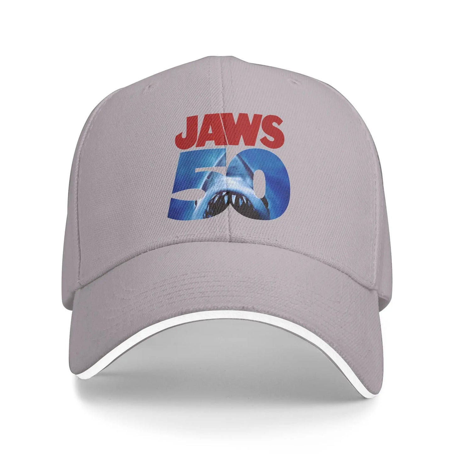 Summer Casual Baseball Cap Jaws 50th Anniversary Logo Movie For Women Men