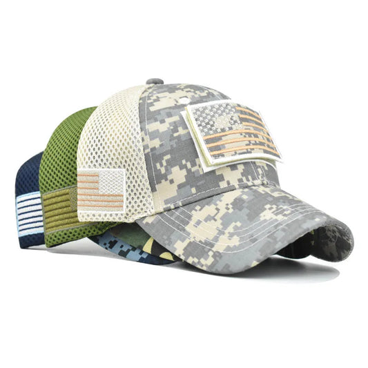 New European And American Flag Trend Fishing Cap Baseball Caps