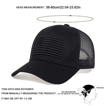 Unisex American Flag Embroidery Baseball Caps