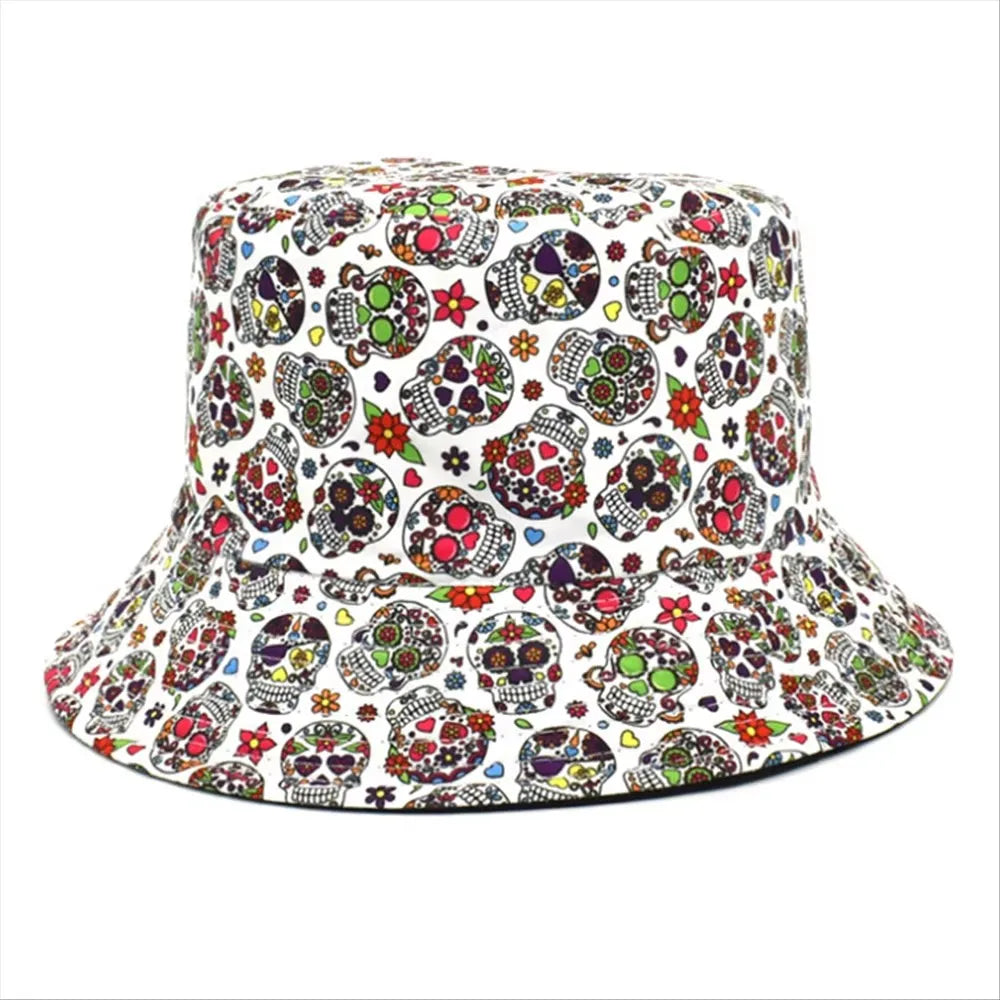 Skull Graffiti Unisex Bucket Hat