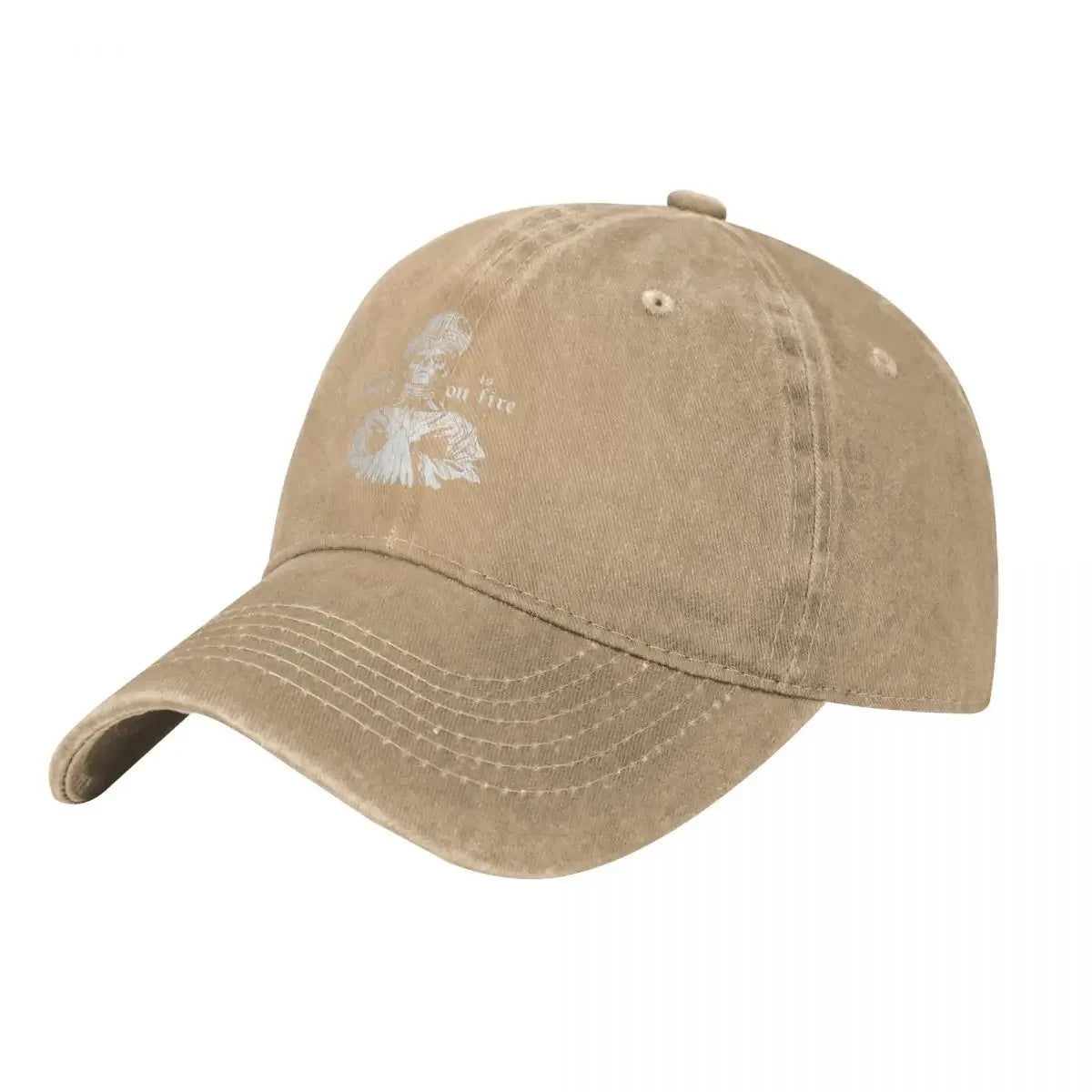 Rock And Roll G-Ghost Unique Demin Cap Breathable Design Baseball Cap