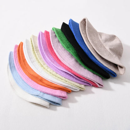 Simple Terry Cloth Towel Bucket Hat