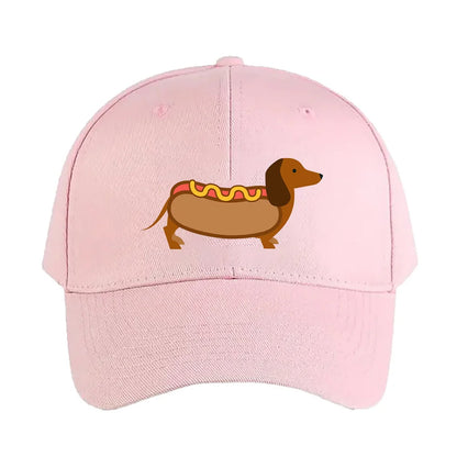 Hotdog Wiener Dog Baseball Cap