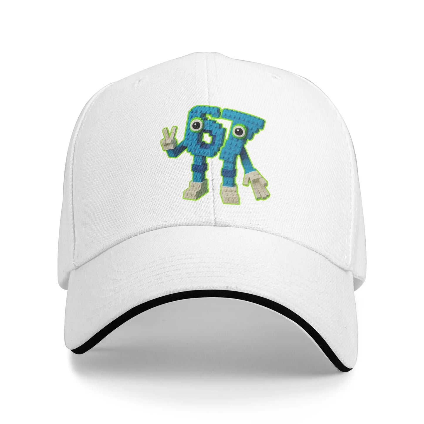 67 Meme Character Brainrot Casual Baseball Cap