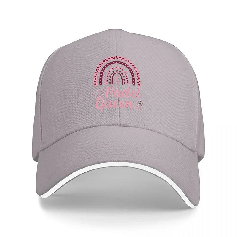 Padel Queen Rainbow Logo Baseball Cap