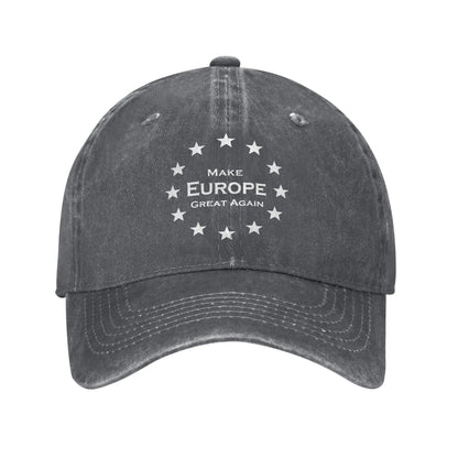 Make Europe Great Again Star Baseball Caps MEGA EU