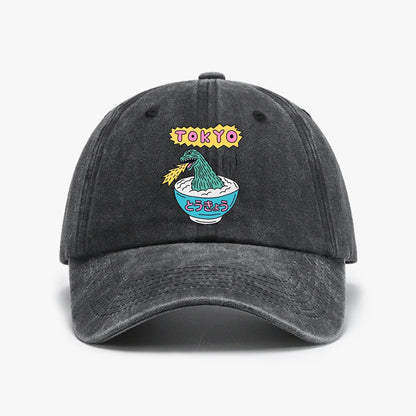 New Arrival Cartoon Dinosaur Print Japan Harajuku Baseball Cap