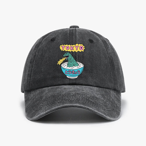 New Arrival Cartoon Dinosaur Print Japan Harajuku Baseball Cap