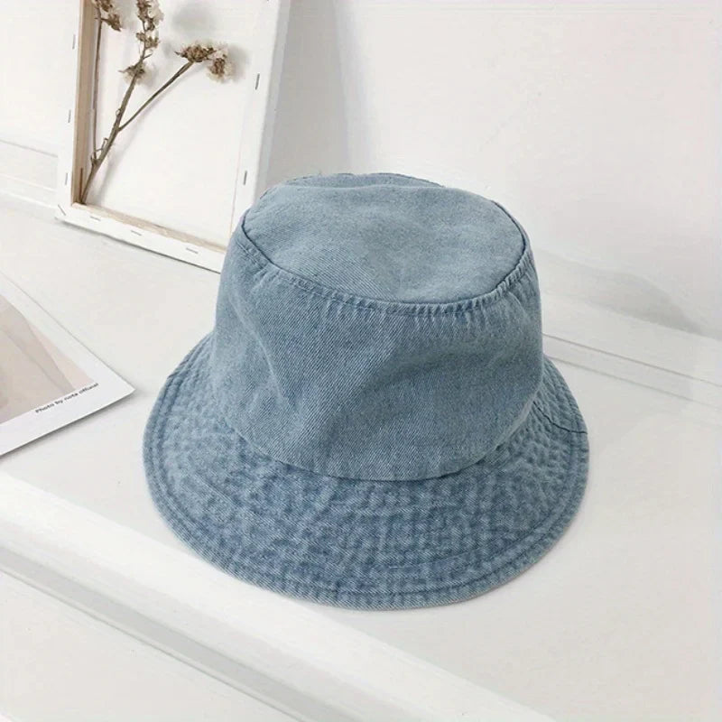 New Denim Fisherman Hat