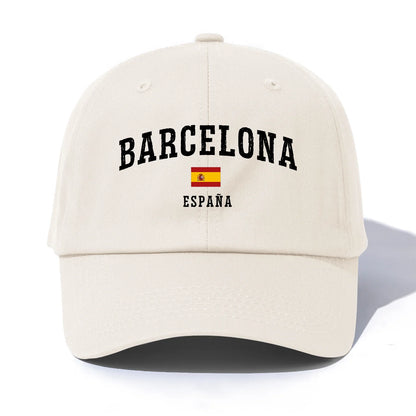 BARCELONA Print Baseball Cap For Adults