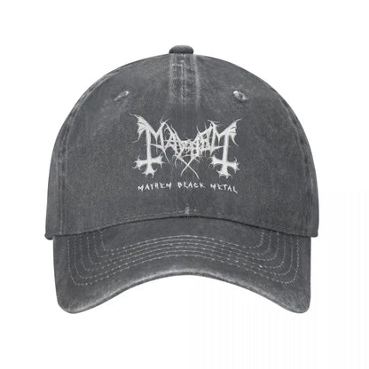 Mayhem Black Metal Band Accessories Men Women Baseball Caps