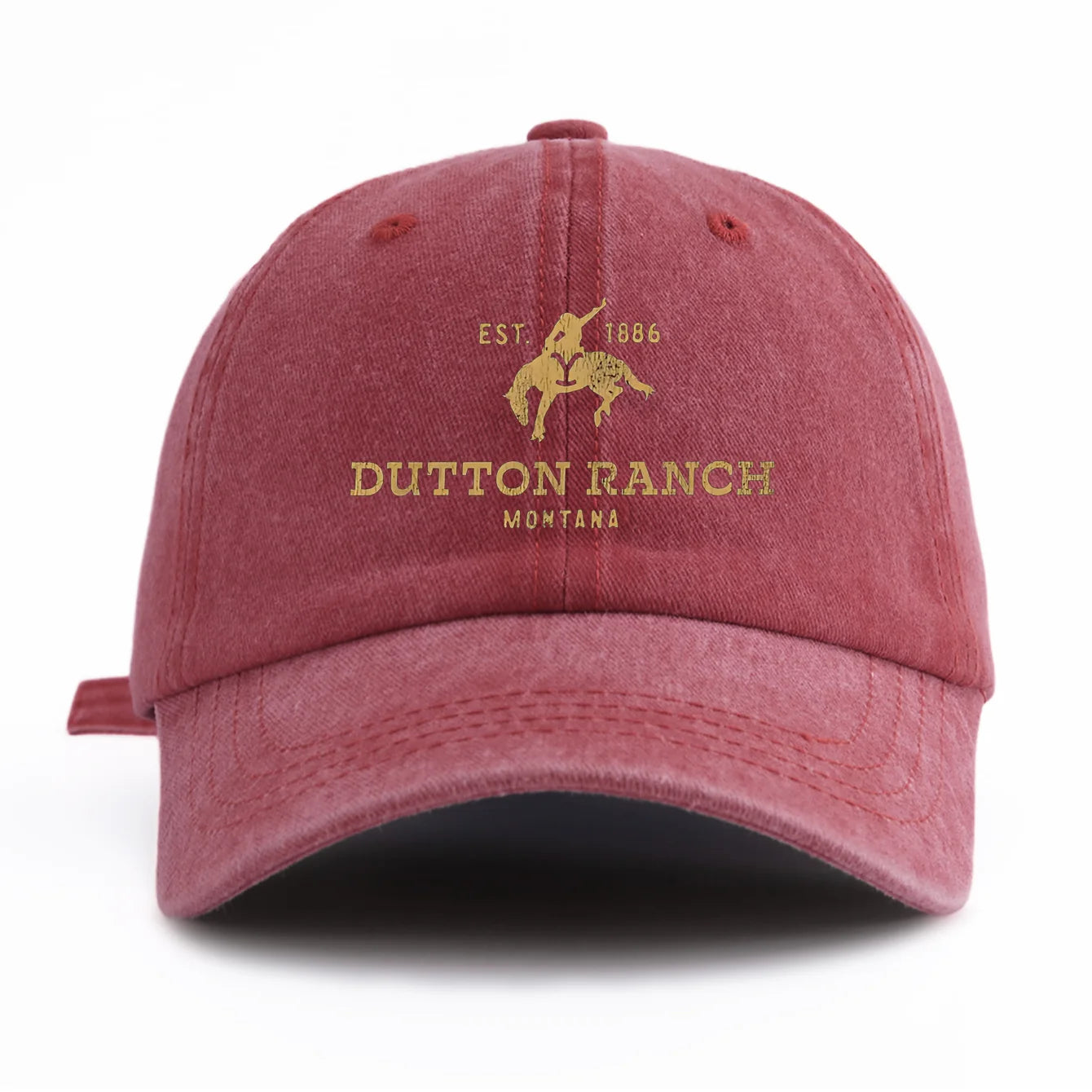 Dutton Ranch Print Washed Baseball Cap For Adults
