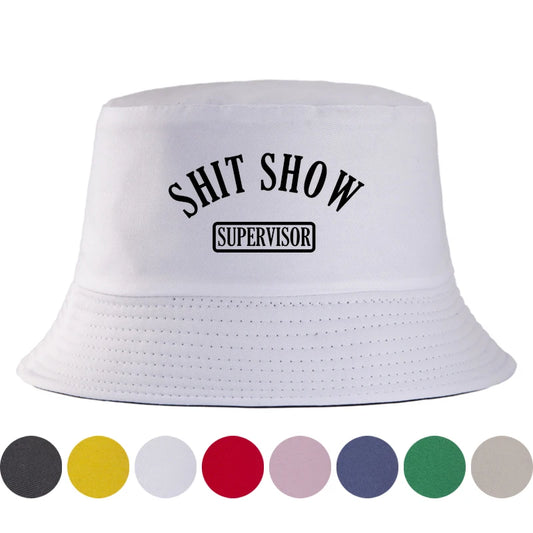 Shit Show Print Reversible Bucket Hat