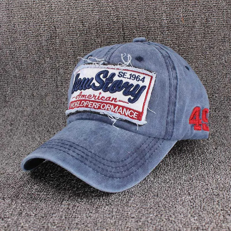 Fashion Summer Adult Men Washed Cotton Baseball Caps Outdoor Sport Caps