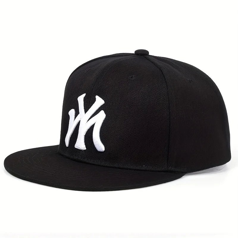 MY Letter Embroidery Baseball Cap Hip Hop Outdoor Snapback Caps