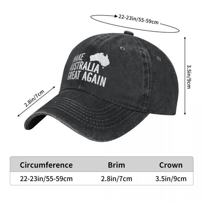 Make Australia Great Again Baseball Cap MAGA