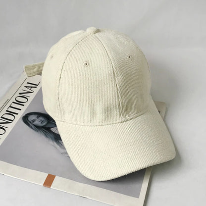 60-65cm Solid Color Lamp Core Plush Hat Casual Big Headed Men's Style Baseball Hat