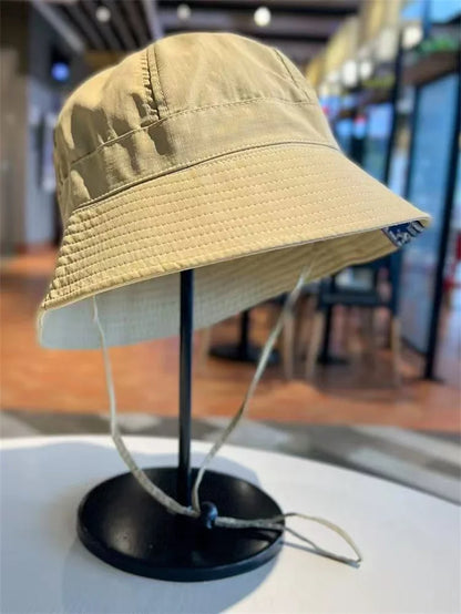 2025 Unisex Summer Cotton Bucket Hat Men Outdoor Fashion Cloth Label