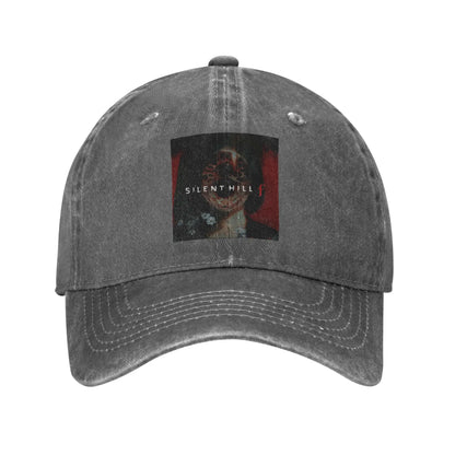 Silent Hill F Horror Game Art Flowers Unisex Baseball Caps Shimizu Hinako