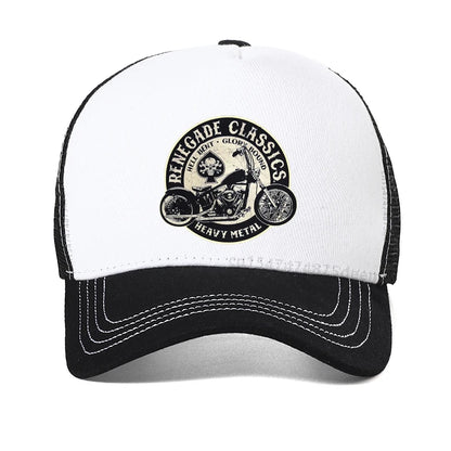Vintage Glory Bounds Motorcycle USA Heavy Metal Baseball Cap