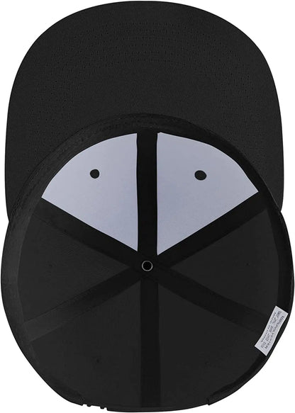 Skull Earphone Black Snapback Hat For Men Boys