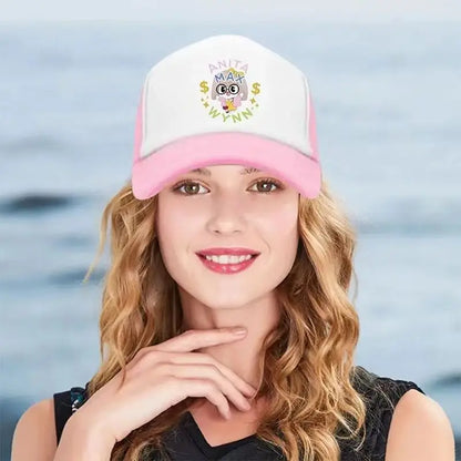 Trendy Anita Max Wynn Foam Baseball Hat Trendy Cute Mesh Snapback Caps Boy Girl