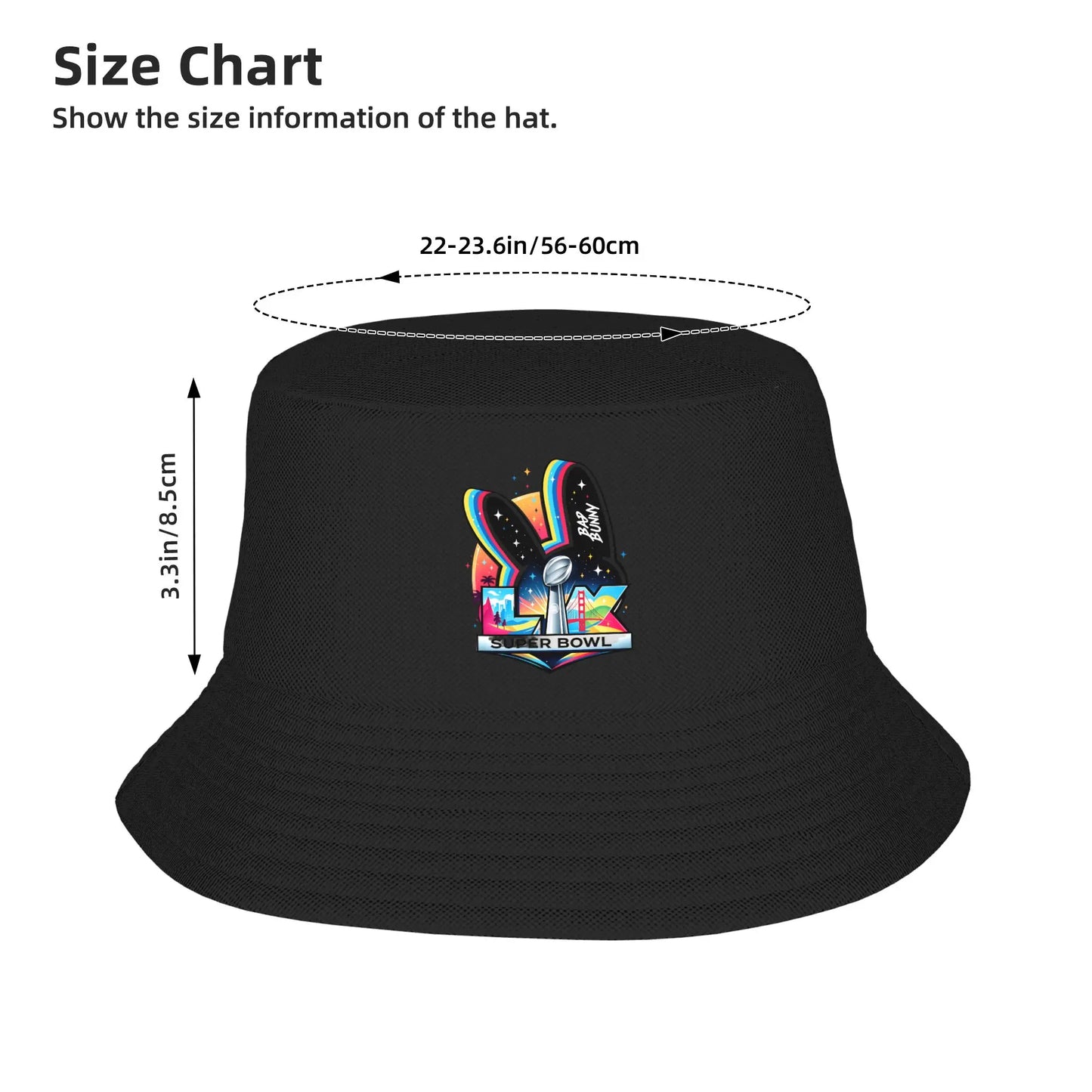 Unisex Benito Bowl Bad Rabbit DTMF Bucket Hat