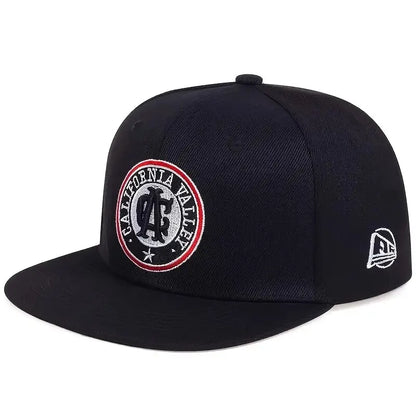 Unisex CA Letter Embroidery Snapback Caps