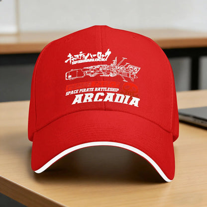 Battleship Arcadia Casual Baseball Cap Captain Harlock