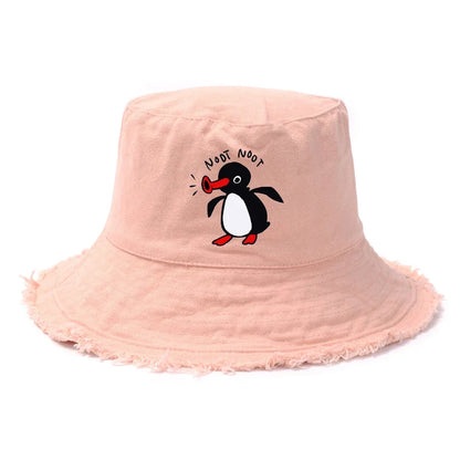 Summer Penguin Bucket Hat Reversible Bob