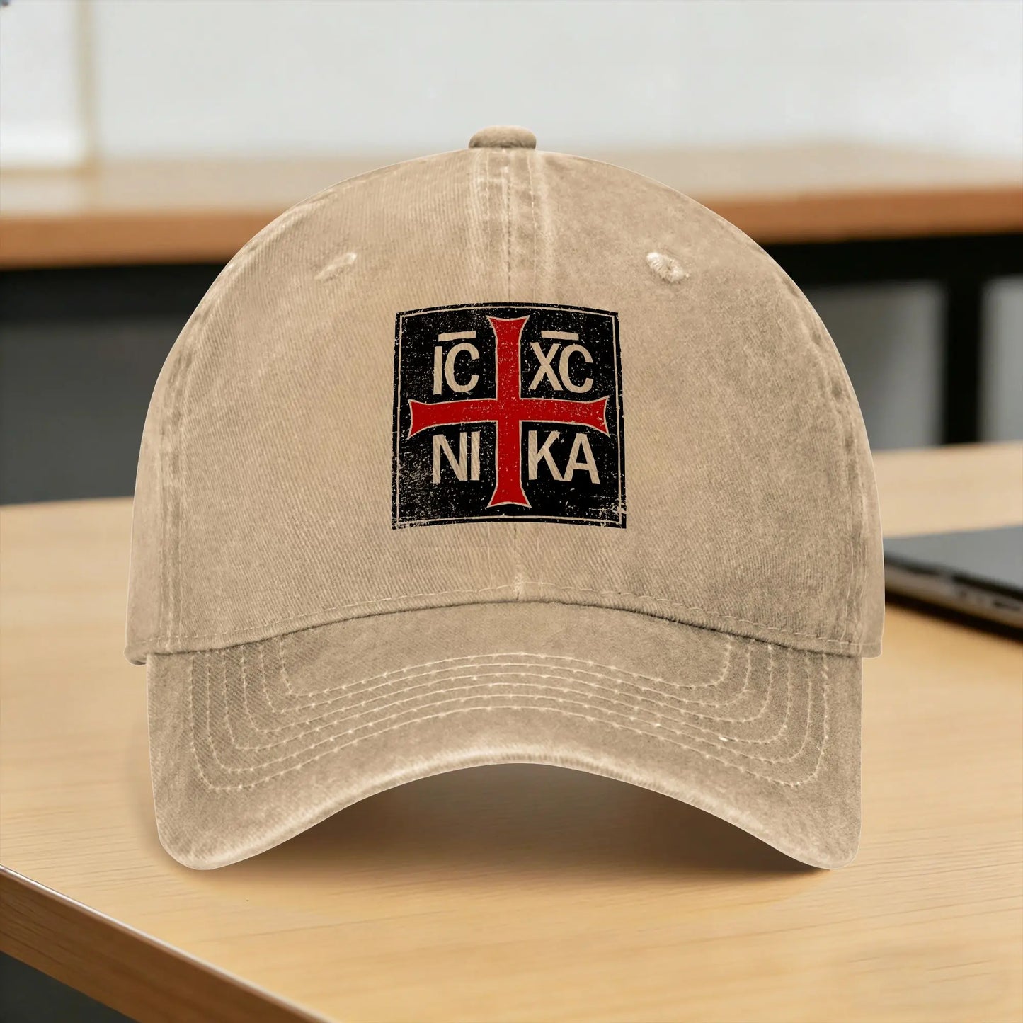 Jesus Conquers Ic Xc Nika Casual Baseball Cap