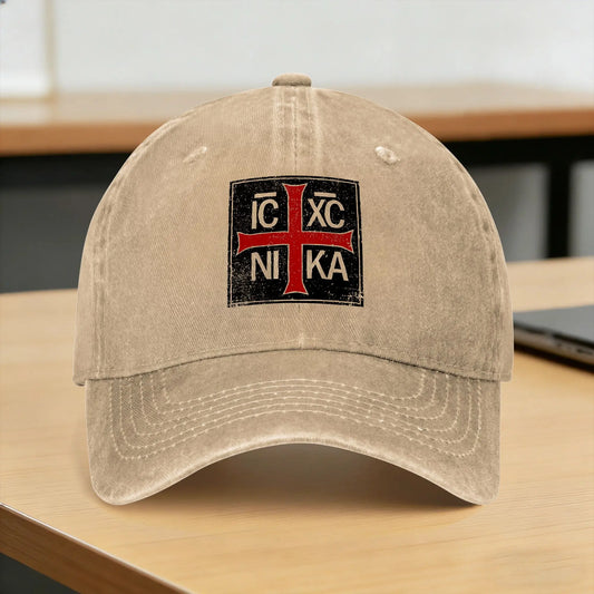 Jesus Conquers Ic Xc Nika Casual Baseball Cap