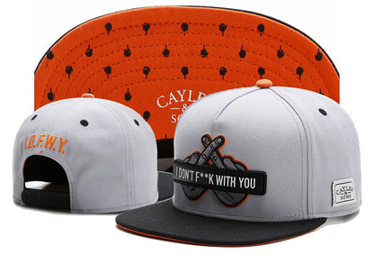 Classic Snapback Hat Cap Hip Hop Style Flat Bill Blank