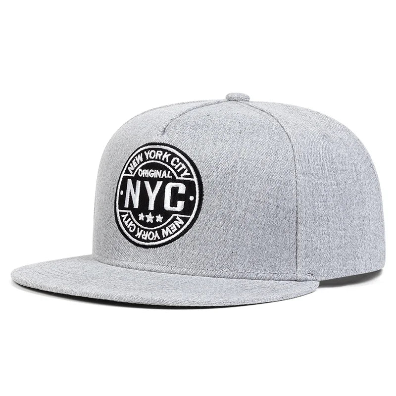 Unisex NEW YORK CITY Letter Embroidery Hip-hop Hats Snapback Hat