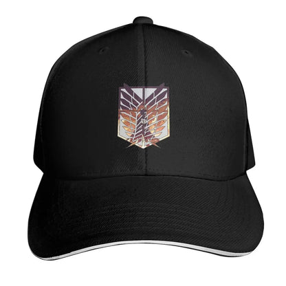Attack On Titan Anime Logo Cap Fashion Casual Baseball Caps