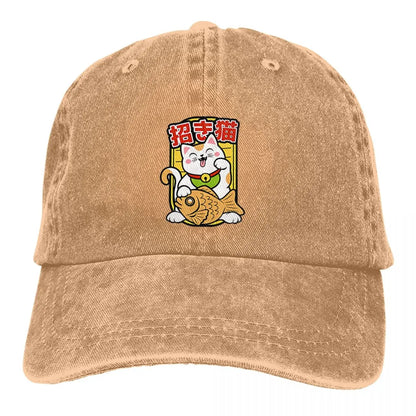 Maneki Neko Taiyaki Baseball Cap