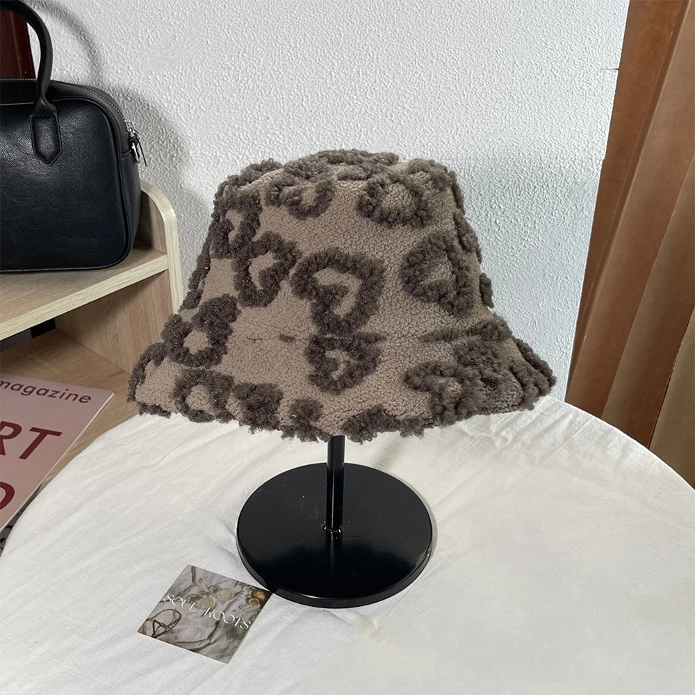 New Autumn And Winter Bucket Hat Warm Hat Korean Version