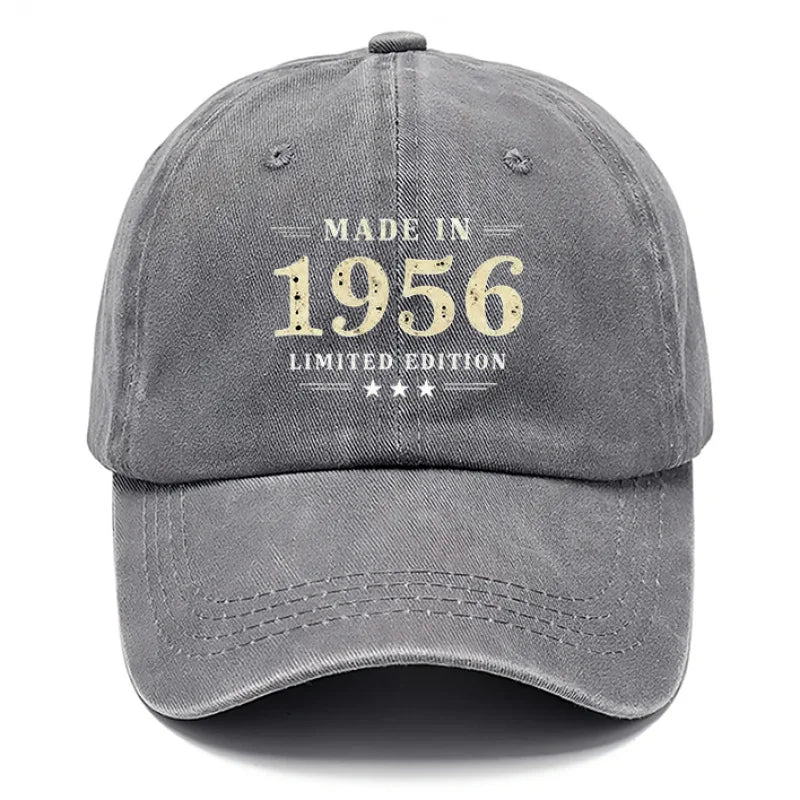 A Vintage-Style 1956 Printed Hat Baseball Cap