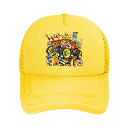 Halloween Monster Dinosaur 2026 Mesh Baseball Cap