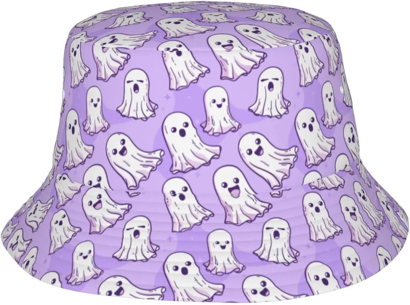 Halloween Bucket Hat Funny Ghost Hat