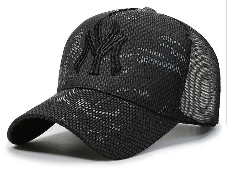 New Summer Hat Men's Letter Embroidery Versatile Couple Sunscreen Sunshade Baseball Cap