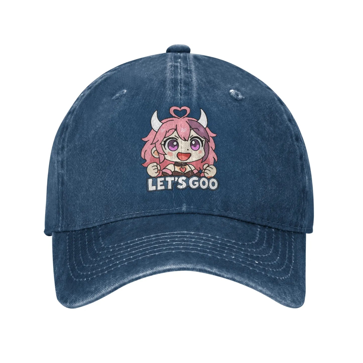 Baseball Cap Ironmouse VTuber Summer Fashion Baseball Caps