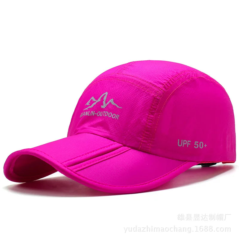 Mens Waterproof Golf Baseball Cap Windproof Breathable UPF50+