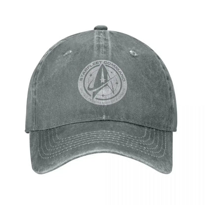 Y2K Stars Treks Baseball Caps Retro Distressed Washed