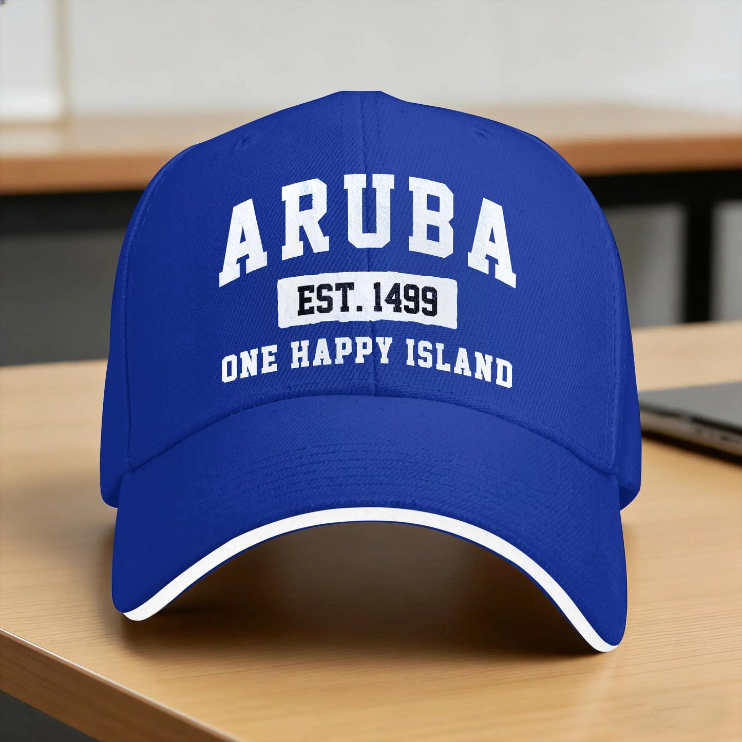 Spring Casual Baseball Cap Vintage Varsity Aruba Outdoor Gym Trucker Hat