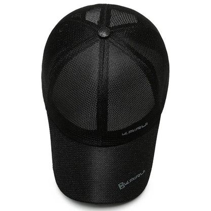 Mesh Baseball Cap Men Women Breathable Snapback Dad Hat Bone