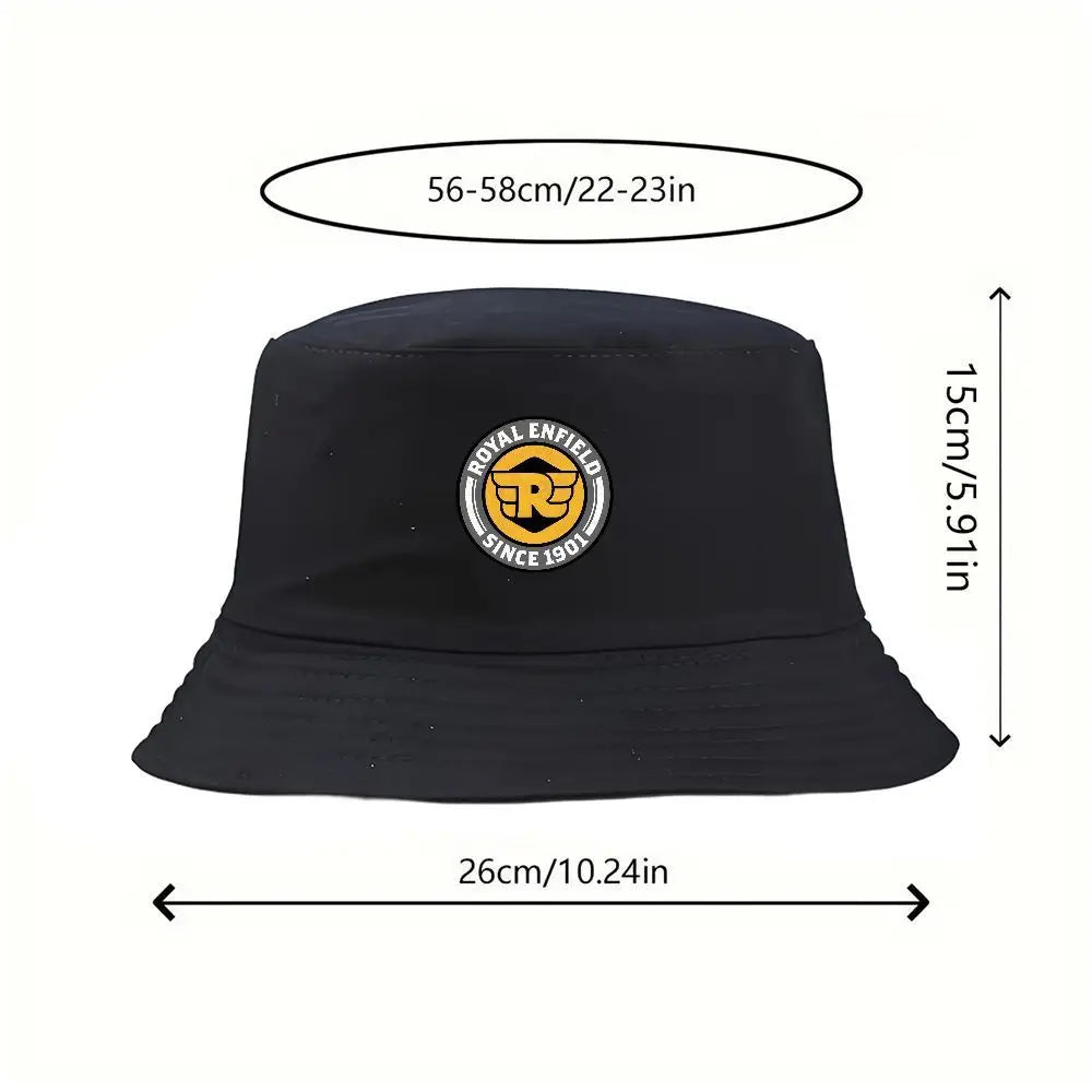 Royal Enfield Summer Bucket Hat Cotton Fisherman Hats For Men Women