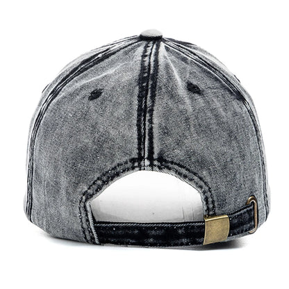 New Unisex Washed Cotton Cap High Quality Denim
