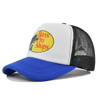 Bass Football Mesh Baseball Cap