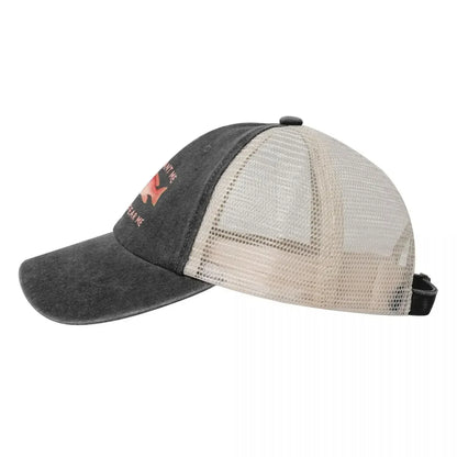 Fish Want Me Women Fear Me Cowboy Mesh Baseball Cap